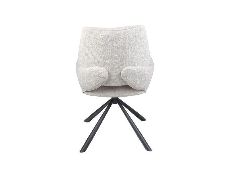FREDO-Chaise pivotante pied métal...