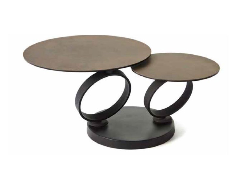 ONNO-Table basse 2 plateaux pivotants
