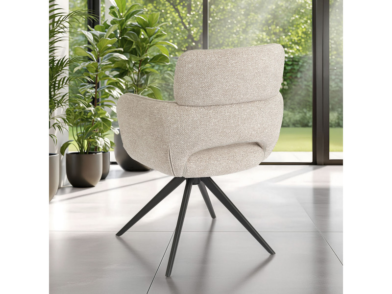 CELIA-Chaise accoudoirs avec option...