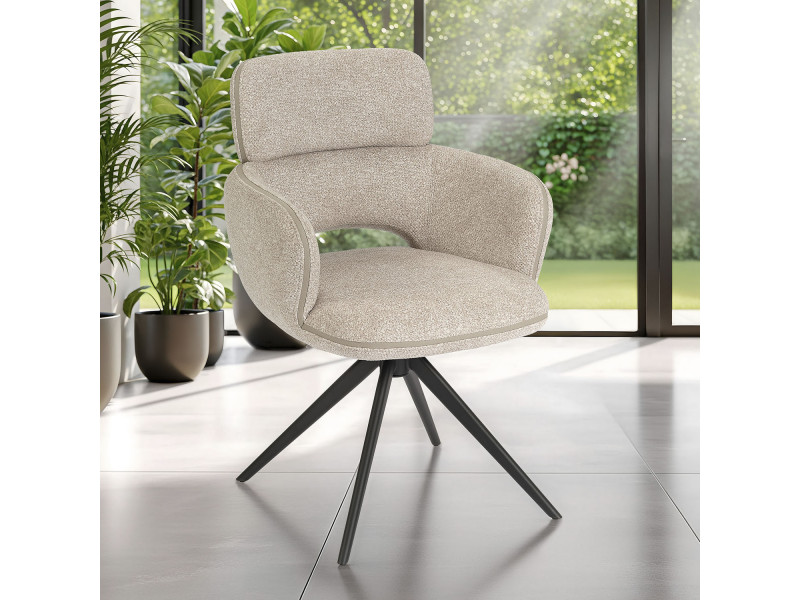 CELIA-Chaise accoudoirs avec option...