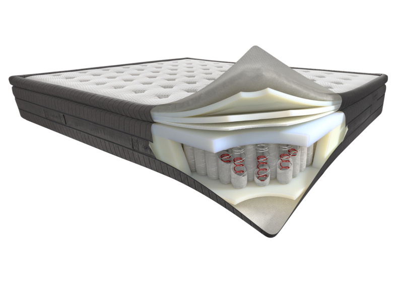 TRESOR-Matelas ressorts ensachés twin...
