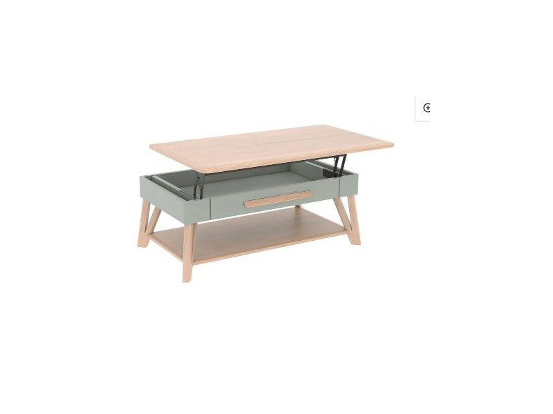 ALVA-Table basse Dînette plateau...