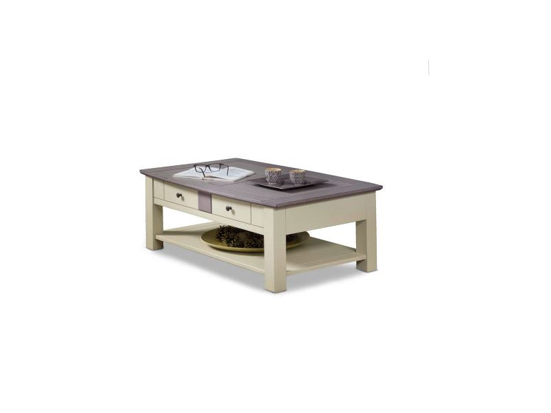 MAGELLAN-Table basse rectangle dînette