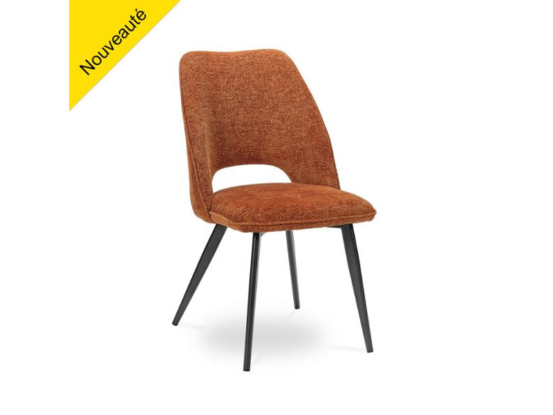 ROXANE-Chaise fixe tissus