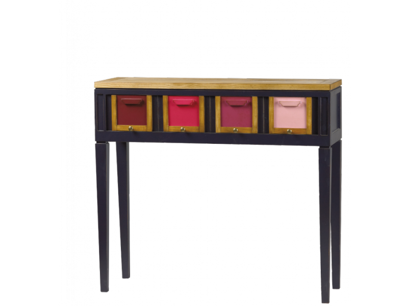 LES COLORISTES-Console 2 tiroirs