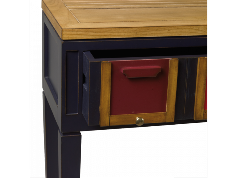 LES COLORISTES-Console 2 tiroirs