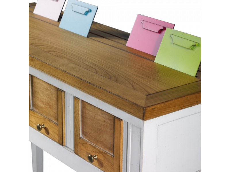 LES COLORISTES-Console 2 tiroirs