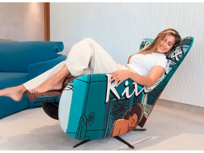 MONDRIAN-Fauteuil relaxation manuelle...