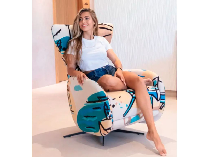 MONDRIAN-Fauteuil relaxation manuelle...