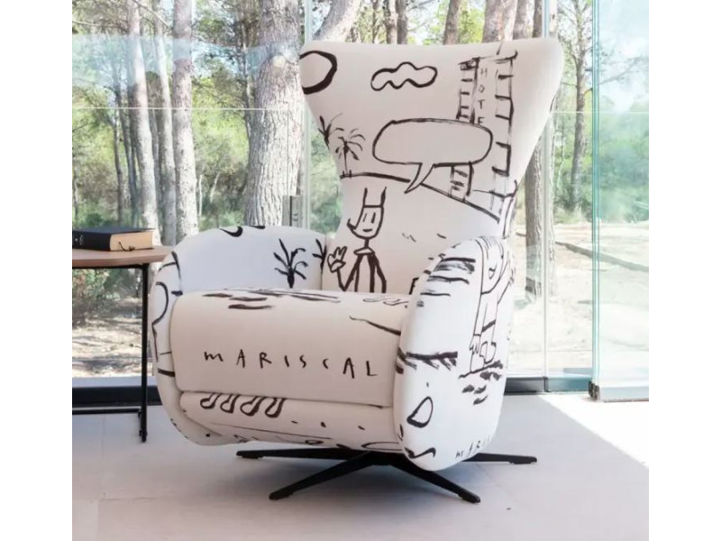 MONDRIAN-Fauteuil relaxation manuelle...