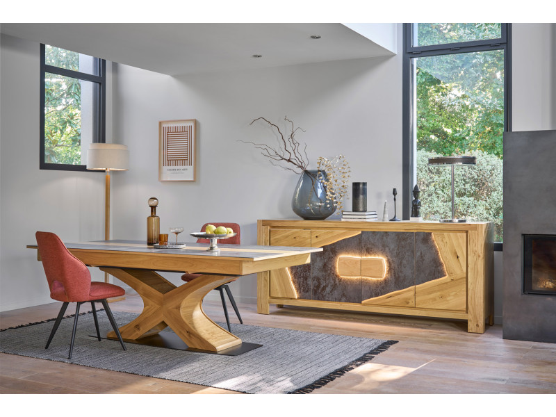 EXTREME -Table XXL bois et dekton