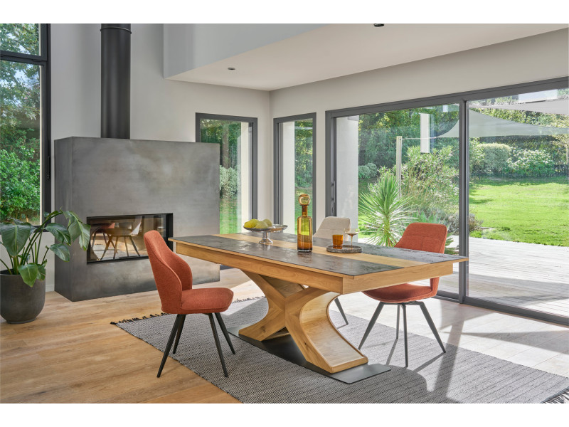 EXTREME -Table XXL bois et dekton