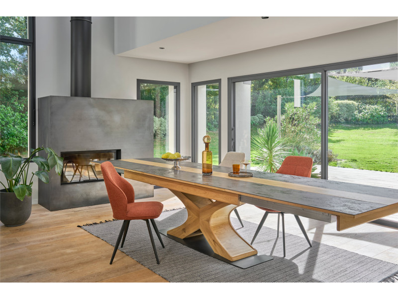 EXTREME -Table XXL bois et dekton