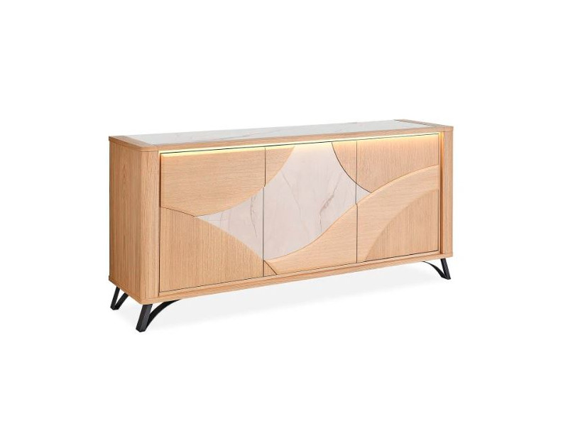 RIVIERA-Enfilade bois et dekton ou...