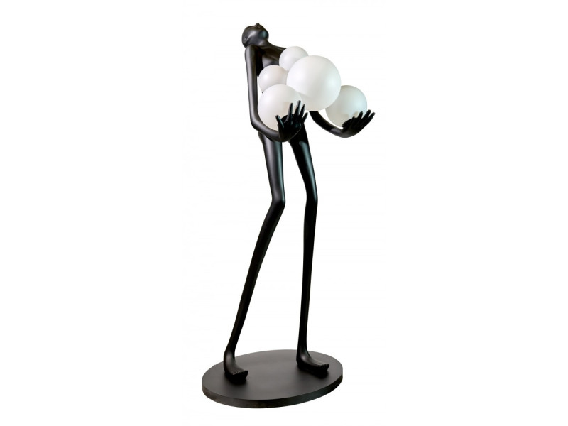 LAMPE -Silhouette boules lumineuses