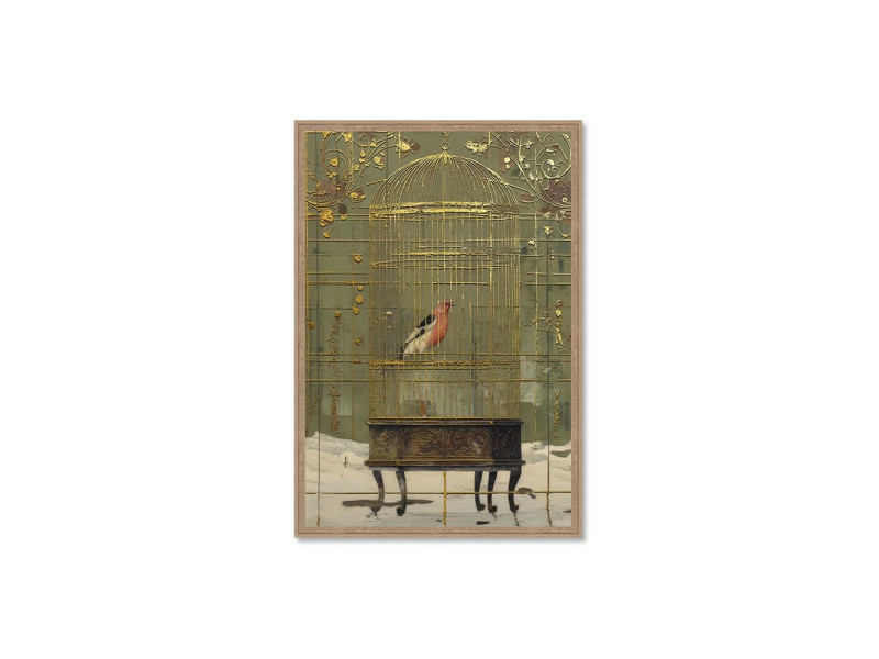 CADRE-Evoa design la cage et l'oiseau