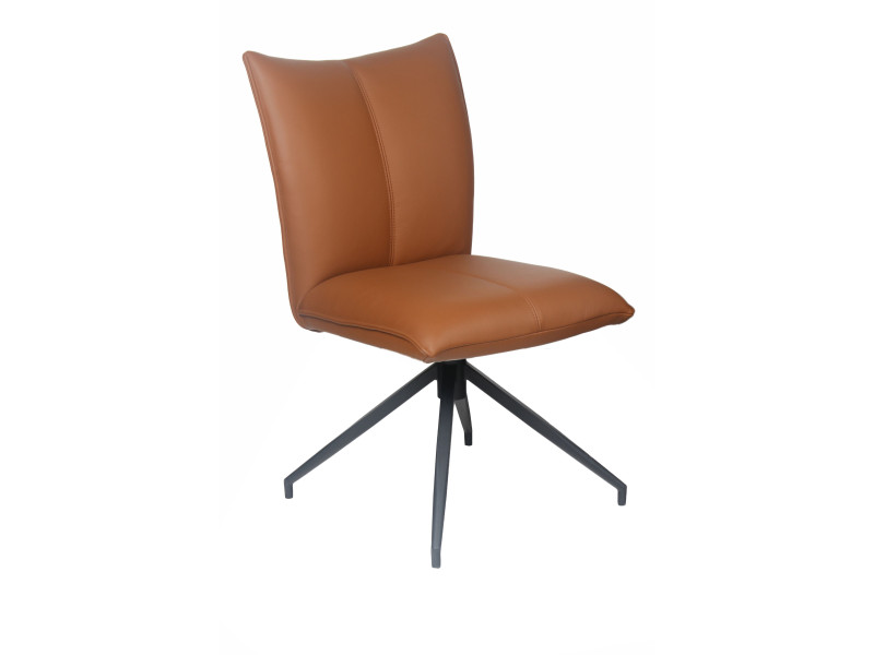 MONET-Chaise CUIR 4 pieds