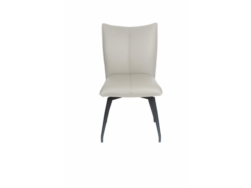 MONET-Chaise CUIR 4 pieds