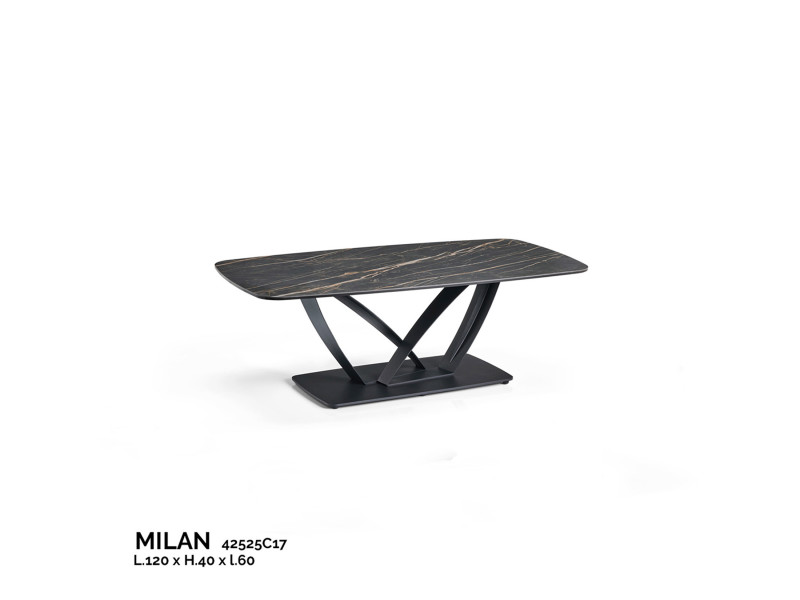 MILAN-Table basse rectangle céramique...