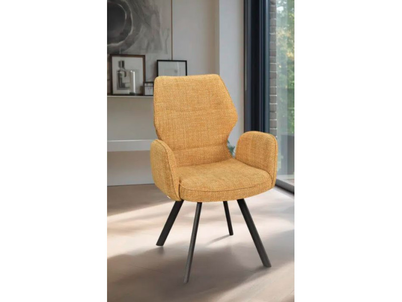 JULIETTE-Chaise fauteuil 4 pieds bois...