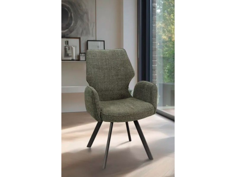 JULIETTE-Chaise fauteuil 4 pieds bois...