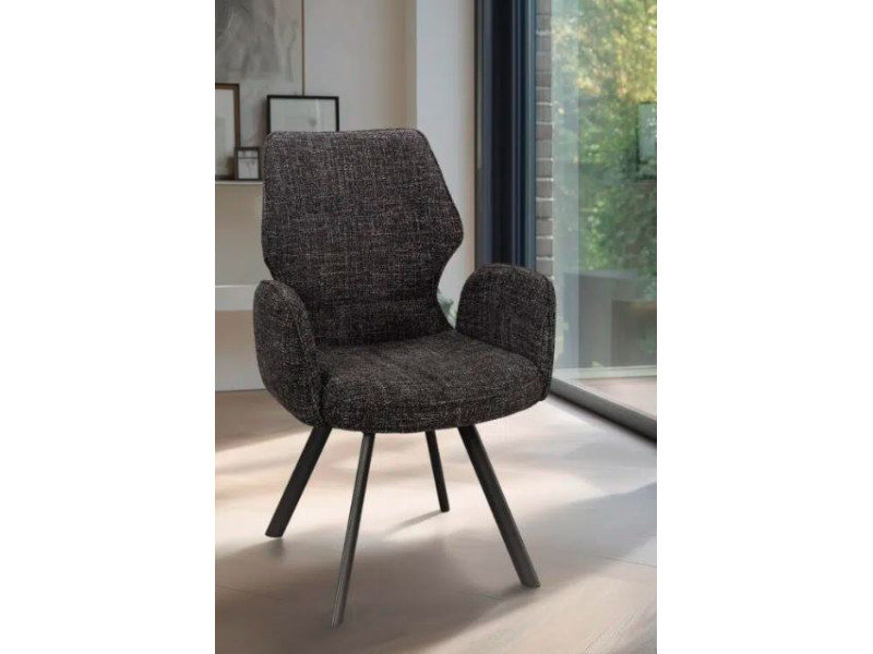 JULIETTE-Chaise fauteuil 4 pieds bois...