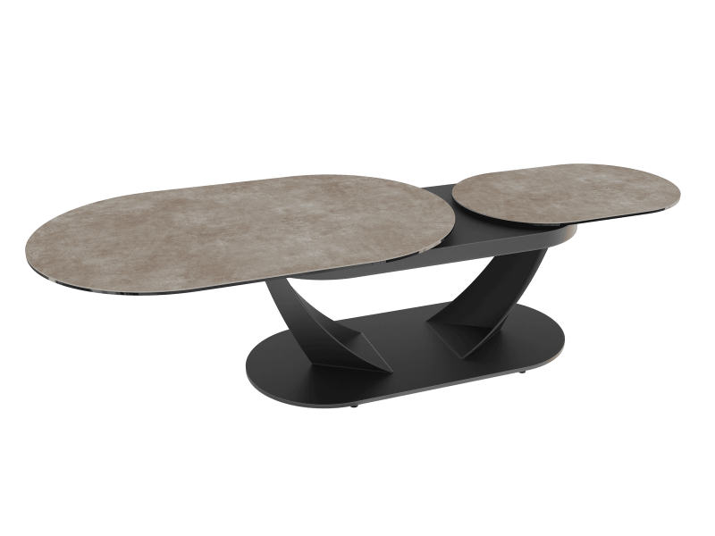 KOS-Table basse articulée 2 plateaux...