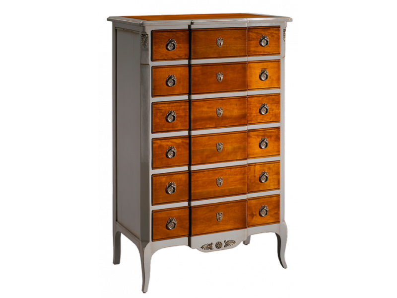 MONTESPAN-Chiffonnier 6 tiroirs