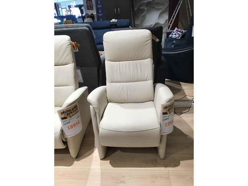 HUEC 20099-Fauteuil relaxation cuir...