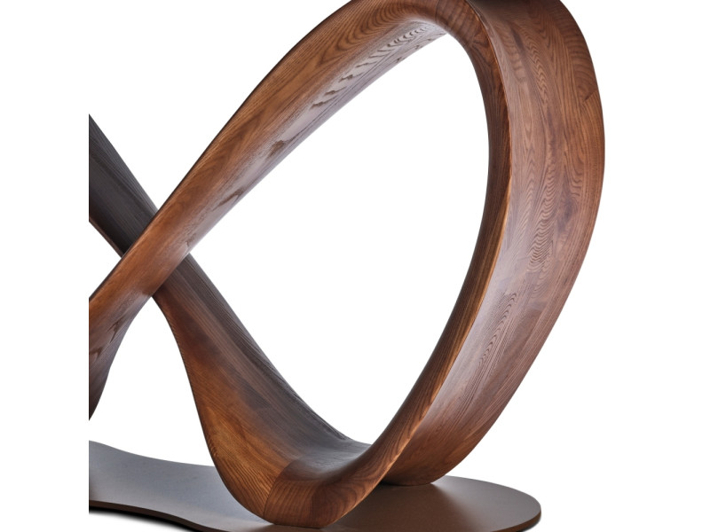 LYRA-Table ovale fixe PIED RUBAN