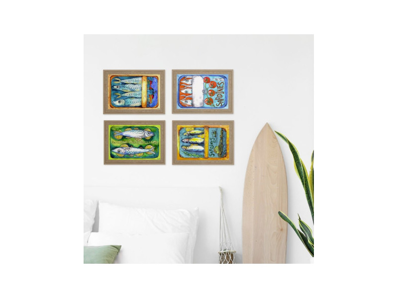 ORYA-Tableau mini Set de 4