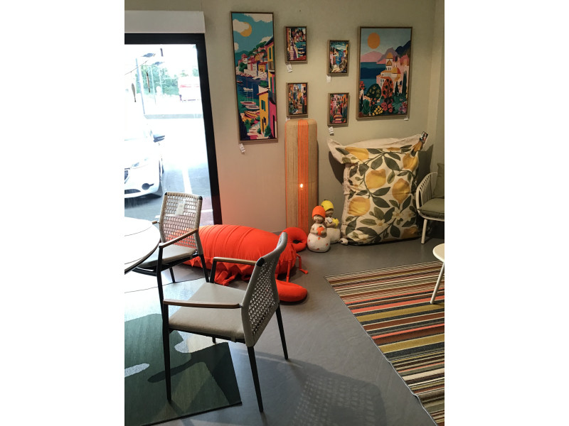 POUF XL FLOTTANT-Homard orange