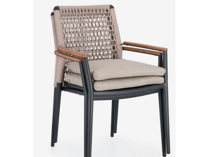 MADDOX-Chaise de jardin SET DE 4