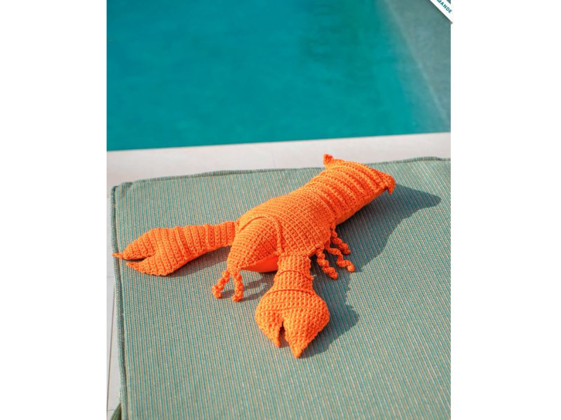 COUSSIN CROCHET HOMARD