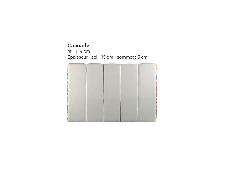 CASCADE-Tête de lit avec cadre bi...