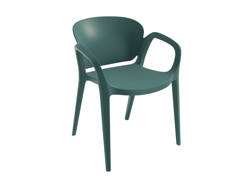 OCTAVE-Chaise out door polypropylène