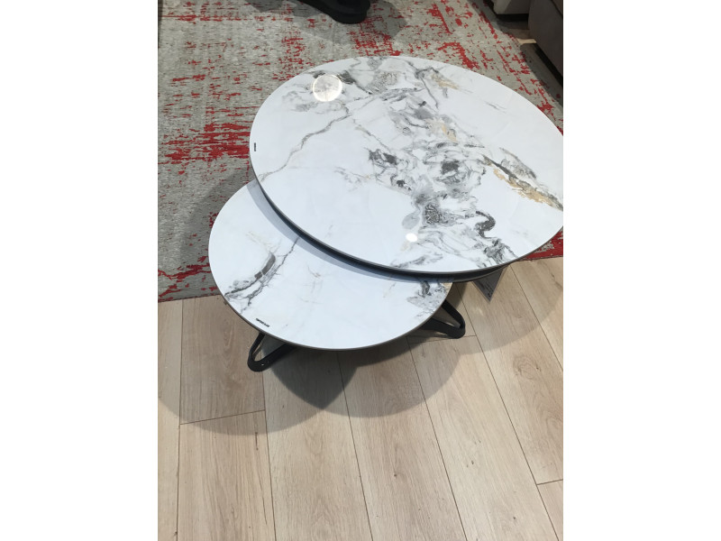 SYDNEY-Table basse 3 plateaux simultanés