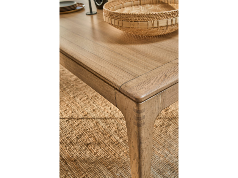 JAZZ-Table rectangle bois massif avec...