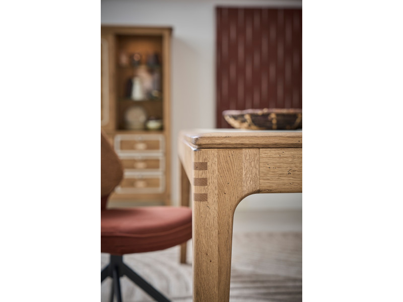 JAZZ-Table rectangle bois massif avec...