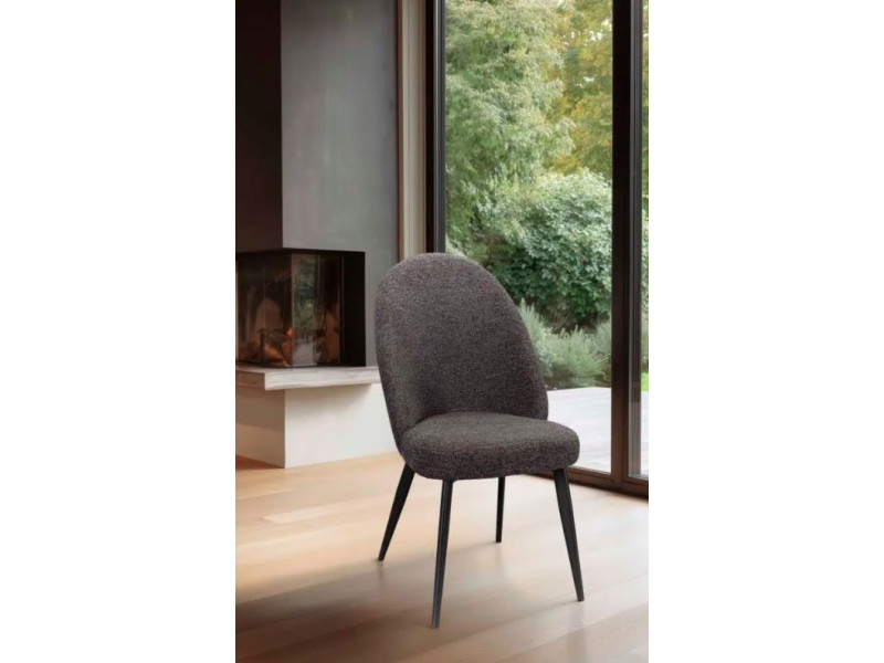 ELINA-Chaise 4 pieds avec poignées dos