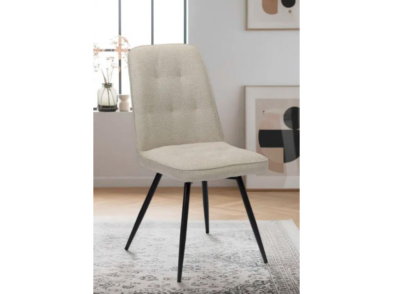 CLARA-Chaise 4 pieds option pivotante