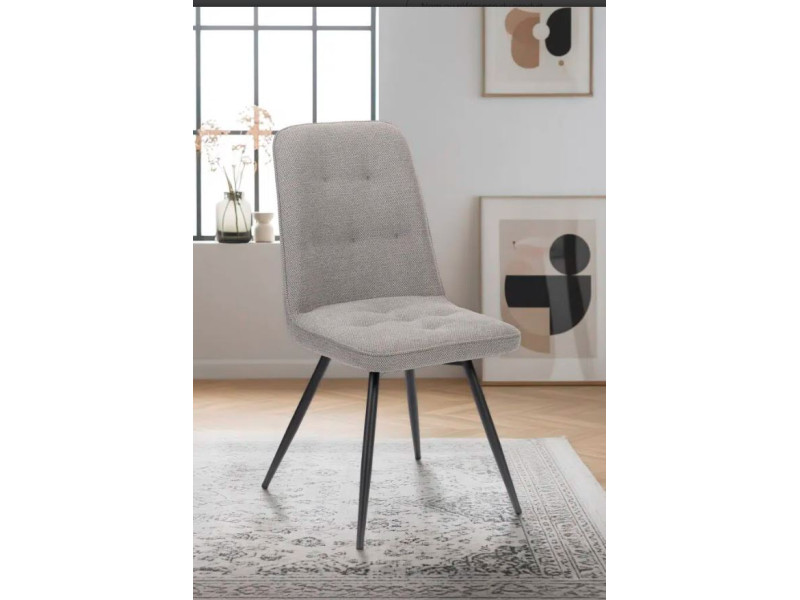 CLARA-Chaise 4 pieds option pivotante