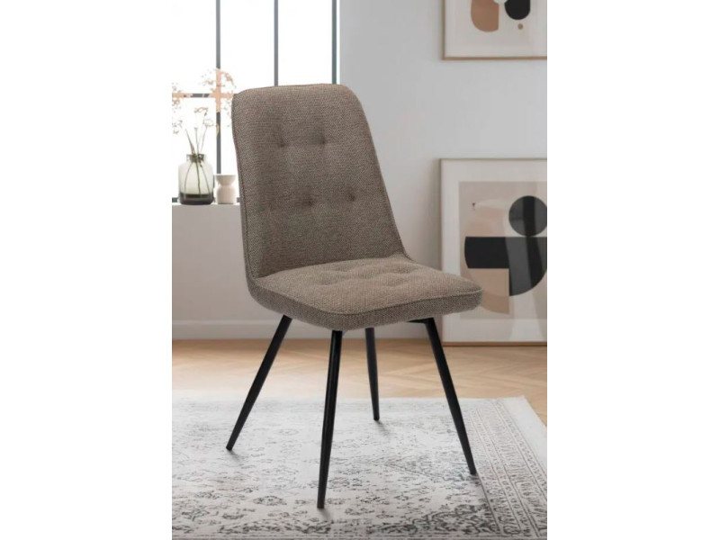 CLARA-Chaise 4 pieds option pivotante