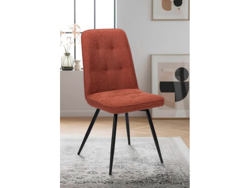 CLARA-Chaise 4 pieds option pivotante