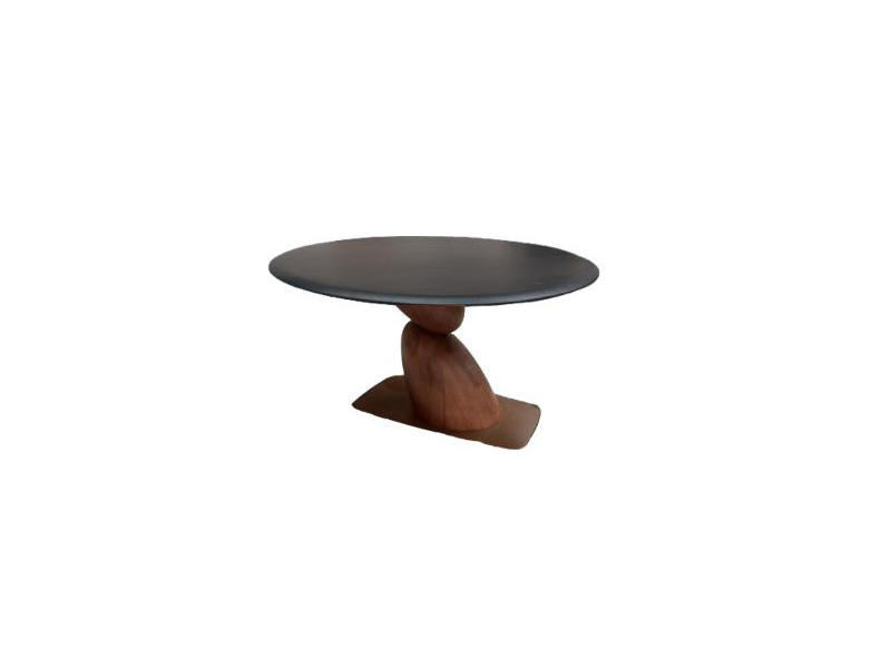TALIA-Table ovalisée ou ronde pied...