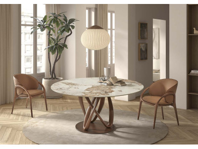 SOLARA-Table ronde pied...