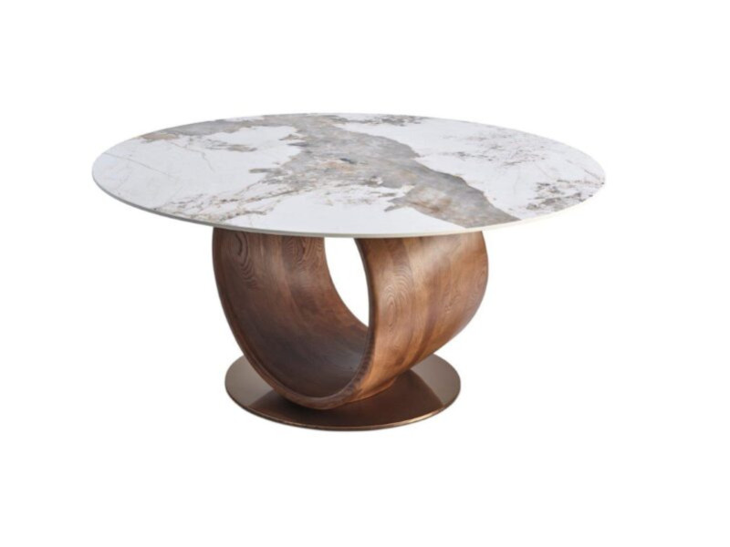 BORIS-Table ronde pied central...
