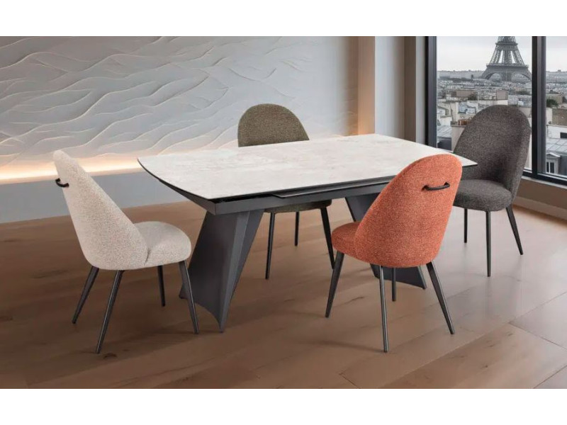 AZALEE-Table convexe céramique avec...