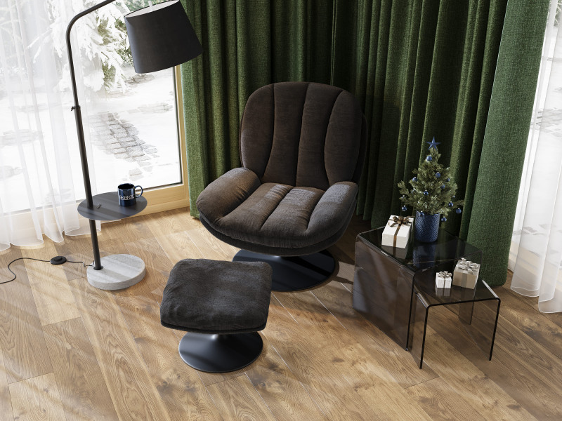 LISBOA-Fauteuil pivotant avec son...