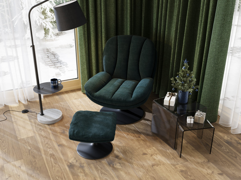 LISBOA-Fauteuil pivotant avec son...